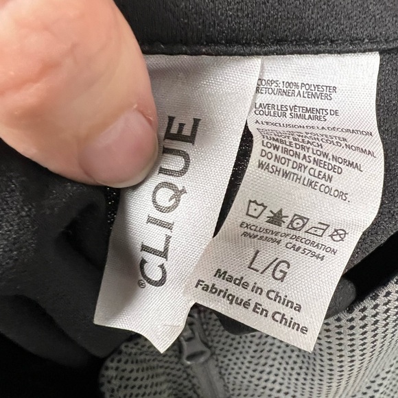 Men's Gray Performance Jacket - Picture 5 of 5